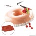 Set of 2 - CHICHIC 8 Cavity Silicone Donut Pan Muffin Cups Cake Baking Ring Biscuit Mold - B018HWIGEO